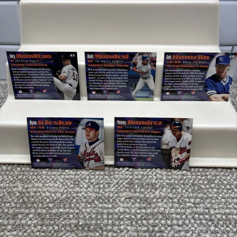 1995 Topps Stadium Club Members Only Baseball‎ Complete 50 Cards Boggs Griffey
